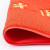 竹特  PVC脚垫  红色 无字 特厚 80*120cm 防滑门垫迎宾地毯脚垫 企业定制