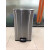不锈钢分类垃圾桶大号商用客厅创意厨房带盖公共场合户外圾筒 M51-40升垃圾桶37*25*70