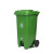 240l脚踩脚踏式户外分类垃圾桶带轮带盖超大号容量商用环卫垃圾箱 军绿色 70升(投放标识)