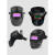 元族电焊面罩防护罩脸部头戴式全自动变光焊帽烧轻便氩弧焊工焊接防护 不变光款