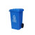 标燕 【蓝色垃圾桶100L】四色垃圾分类垃圾桶大号商用户外环卫带盖公共场合大容量ZTT-LJT0016