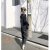 新款时尚流行灰色牛仔背带裤女学生韩版宽松洋气修身显瘦显高 深灰色 635 XL 130-145斤