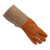 威特仕10-1003 绒面猪青皮长袖款手感宝氩弧焊TIG手套 棕色（72对/箱） M 
