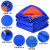 定制 户外防雨防晒遮阳棚布PE帆布油布  蓝橘篷布 1平米价(定制20平米起订)