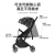 安贝尼（Anbeini）婴儿推车可坐躺轻便折叠简易儿童宝宝遛娃神器新生儿手推车婴儿车 基础版-典雅黑