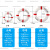 顺华狼 救生圈 船用专业救生圈游泳圈泡沫防汛物资 装饰蓝小号