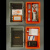 工业风桌面收纳盒堆叠工具咖啡纯色办公 橙色 orange 301小号：长30*宽20*高7cm