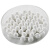 米淇 95氧化锆研磨珠球陶瓷微珠镜面抛光磨料纳米级研磨球氧化锆 氧化锆球 25-30mm 