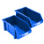 定制世库/SKU组合式零件盒货架收纳盒螺丝盒斜口工具箱件塑料组立盒 A1红色