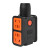 大功率8000W10a/16A插座防摔工程无线排插地拖插座接线板 (高品质)黑橙色10A三扁插头