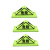 丰稚 标志灯 三角警示灯支架 三角吸顶灯荧光 C型标志灯(中号CⅡ）