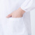 百舸白大褂长袖短袖女修身药房实验实习学生护士冬装夏装隔离衣（女长袖xl）