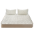 一默 棋盘格赖床垫乳胶发热垫床护垫褥软垫家用单双人冬天榻榻米床垫 暖燕麦(米色) 0.9M*2M两件套
