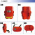 沁度矿用自救器隔绝式压缩氧自救器煤矿山ZH化学氧呼吸器ZYX453060 过检款ZYX120自救器