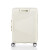 美旅箱包八轮旋转拉杆箱时尚斜条纹旅行箱大容量行李箱NL8 奶白色 28英寸