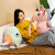 吉娅乔（Ghiaccio）星空独角兽抱枕 毛绒创意玩具可爱 睡觉抱枕枕头 生日礼物玩具 浅绿色 60CM