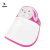 ANDX 儿童防护面罩 高清透明防风尘防喷溅保护宝宝面罩 卡通款粉色兔子 10个/装