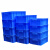 稳斯坦 WST074 加厚塑料周转箱 零件元件物流收纳箱物料工具盒 360-120厚箱#420*290*130