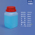 级500ML毫升大口方形塑料瓶HDPE带盖加厚密封空瓶四方塑料瓶 500ml半透明-红盖款（配内盖）
