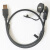 极焰USB连接器90度弯转换头MSDD90350母公带半米电缆22mm安装孔传数据 MSDD90341-3.0-0.5m