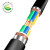 沈阳电线电缆有限公司-ZR-KVVP22-450/750V-5*2.5mm²国标铜芯阻燃控制屏蔽带铠电缆 1米