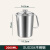 304不锈钢量杯烘焙带刻度毫升厨房家用量筒豆浆杯奶茶店专用水瓢 304不锈钢量杯2000毫升(带盖)