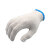 耐呗斯（NABES）7针750g本白 涤棉手套 贴肤灵活 结实耐磨舒适透气