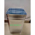 户外垃圾桶内桶 内胆 不锈钢垃圾桶 镀锌板方形桶 白铁皮桶 白色长30*宽30*高43CM