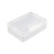 诺安跃 长方形塑料盒中盒透明有带盖零件盒塑料盒子pp收纳盒 1件起批 方形125*125*35毫米（3个） 3天