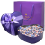 大白兔奶糖心形礼盒装糖果零食生日礼物礼品送朋友生日礼物 【原味&红豆味混合】 520g 1盒 约99颗