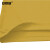 安赛瑞 劳保圆领棉质短袖T恤 舒适吸汗工作服内搭上衣 劳防用品 黄色XL码 11268
