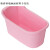 泡澡桶大人浴桶洗澡桶沐浴桶浴缸洗澡盆儿童塑料浴盆全身 [加厚加高]粉色1.2米 无盖