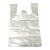 汇采 白色透明塑料袋 一次性手提背心包装袋 马甲袋子 宽26cm×长42cm 1包（100个）