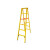 关节梯凳凳子关节梯电工升降梯登高梯单梯绝缘人字梯平台高低玻璃 人字梯1.5米