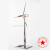 沃嘉定制适用太阳能风机模型银色风力发电机风车玩具风能行业礼品办公摆件