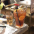 网红风餐厅超大容量玻璃杯500杯子饮料杯水果茶杯莫吉托杯 500ml(口9.7高14cm)