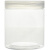 安达通 一次性包装罐加厚红糖饼干包装瓶塑料透明密封罐 8.5直径18高[50个]配透明盖