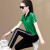 邦奥瑞达 品牌运动套装女夏季新款翻领短袖t恤长裤休闲跑步运动服两件套薄 白色 XL建议110-120斤