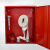 消防箱消火栓箱消防栓门箱消防器材灭火柜铝合金门框水带卷盘整套 红色灰边空箱 750_550_210