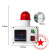 沃嘉定制适用温度报警器超温高温上下限报警器烤箱养殖场机房超温报警器 0-400度消音带探针(105分贝)