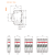 原装空气S201/S202/S203/4P工业微型断短器C型6A10A16A20A 1P+N 16A