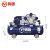 鸣固 空压机皮带机 220V工业型气泵皮带式气泵空气压缩机高压气泵喷漆泵蓝配银 M7-W-0.36/8(单相）3KW