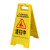 清扫中小心地滑提示牌地面湿滑警示牌正在维修请勿泊车A字告示牌 正在施工 特厚600g