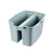 超宝清洁双格水桶酒店宾馆卫生保洁工具篮子塑料分隔桶带提手 【25升】水桶 蓝色