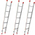 臻工品 铝合金单梯 便携多用梯子单梯 单面梯2.0m 单位：个