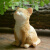 爱思顿（AISIDUN）创意猫咪摆件可爱公仔树脂仿真动物日式桌面装饰品礼物汽车载 加菲猫在睡觉