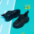 阿迪达斯 （adidas）FORTARUN魔术贴跑步运动鞋男婴童轻运动 黑色 24码