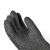 鸣固 橡胶颗粒喷砂手套65cm乳胶防护手套喷砂机专用工业耐磨黑色加厚 左手 MG-SB-0537