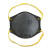 耐呗斯NBS9503CP活性炭杯型口罩头带无呼吸阀罩防有机KP95级防尘防油性颗粒物20只装