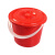 友力恒 塑料桶 小水桶厚实涂料桶子 单位：个 红色有盖25L
